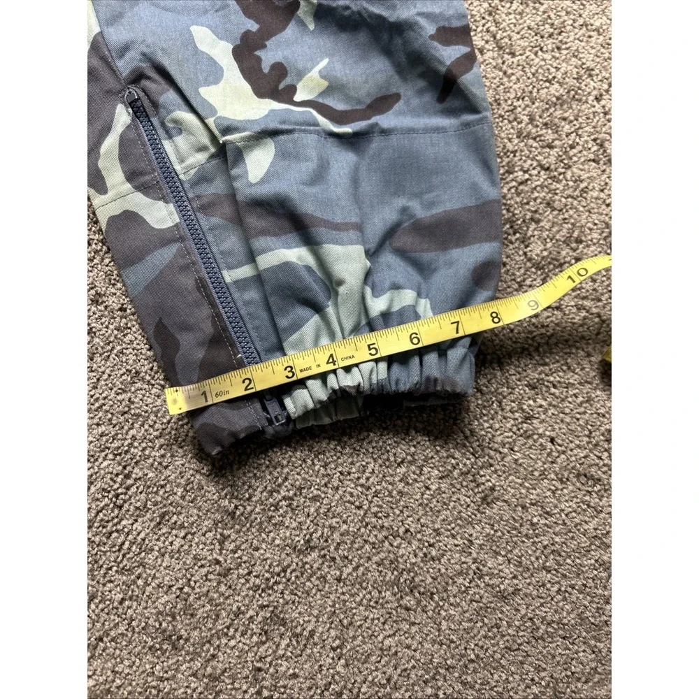 Flight Line Aviation Suit Coverall Mens Large Blue Camouflage Military Navy